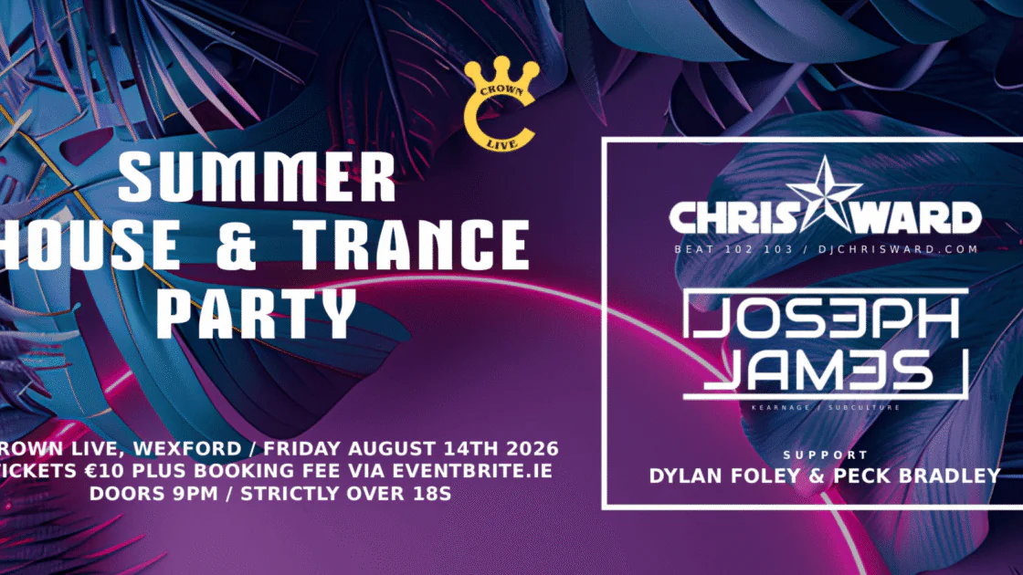 Chris Ward Summer hourse and trance party BANNER