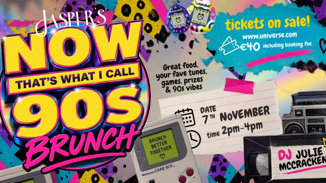 Jasper’s Now Thats What I Call 90s Brunch WEB BANNER